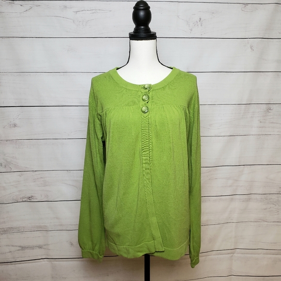 Mountain Lake Sweaters - Mountain Lake Green Cardigan